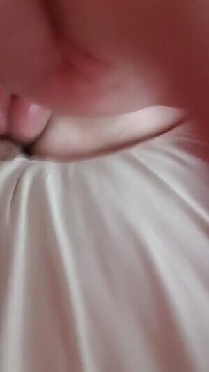 Me slapping my cock against my ass and some ball bouncing while jerking