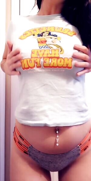 T-shirt titty drop. Hope this makes your Monday better!