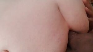 my tight ass getting pounded sitting on his cock.