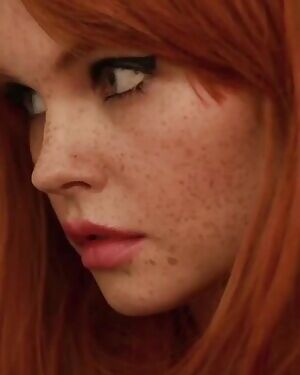 Freckled Anastasiya Scheglova