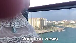 Enjoying our vacation views