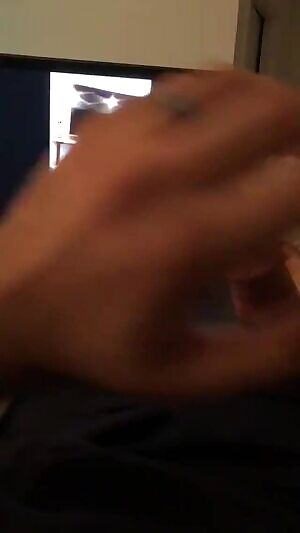 One of my followers blowing his load to a video of mine shooting out of my hard cock. Anyone else want to make one??