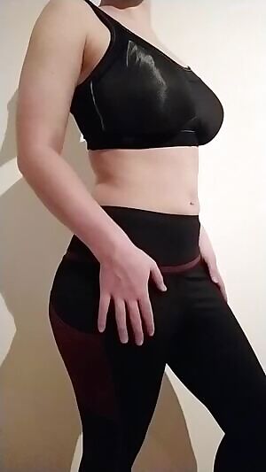 Workout clothing big boobies slow motion dropping - GO!