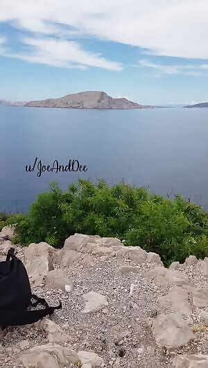 I brought her here to show her the view but she had other plans