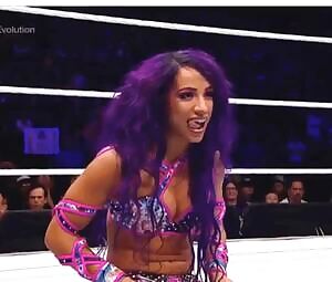 Sasha cleaning the cum