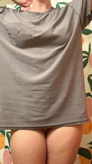 Morning stretches and already had an orgasm. Have you? 🍓