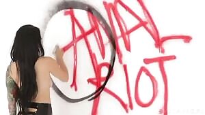 Katrina Jade likes it rough in the ass