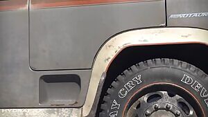 Nero fucking Nico in the van