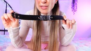 OnlyFans FEMDOM Bimbofication Collar Collared Domme