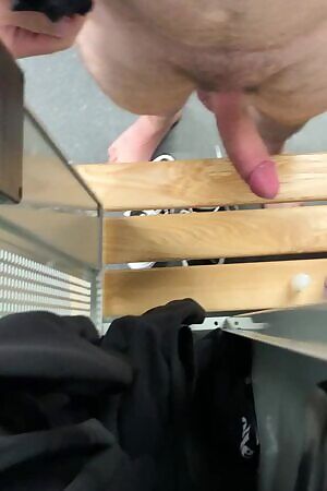 first one. gym locker room