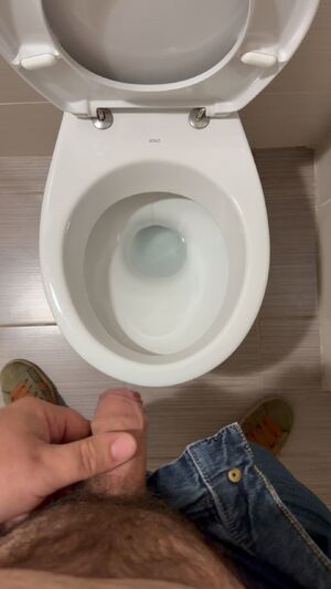 Male Pissing Piss Toilet