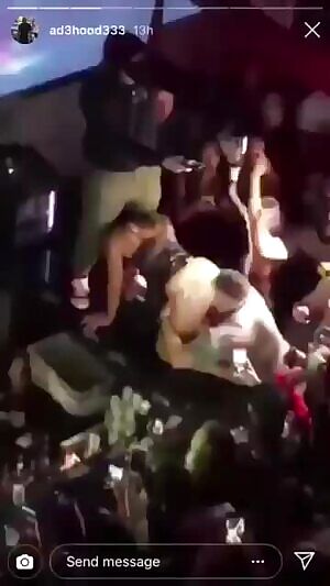 PAWG gets ass eaten and fingered in front of half the city.