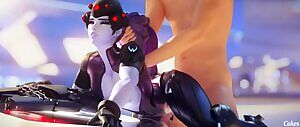 Widowmaker fucked in doggy,