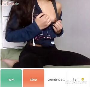 Hot European girl teases me