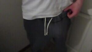 My big cock finally gets free :D