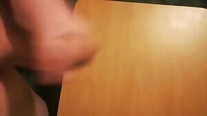 Wanking with foreskin