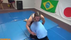 Headscissors Mixed Wrestling Thighs