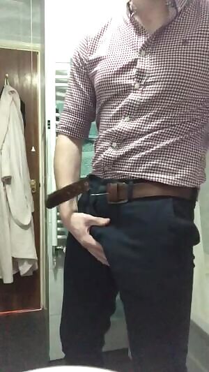 Commando at work today, think anybody noticed? 😏😈