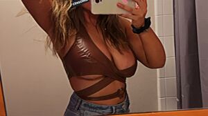 Braless Big Tits Brunette Clothed Tease
