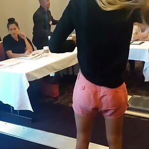 UFC fighter Yana Kunitskaya weighing in for an Invicta fight