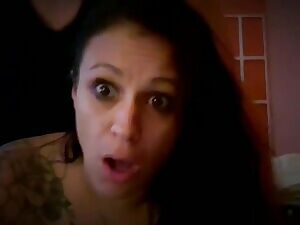 She needed a little help keeping quite.