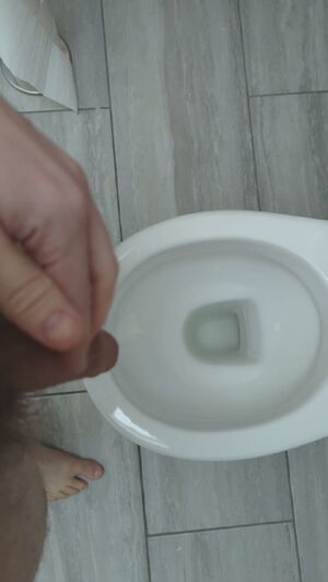 Male Pissing Pee Peeing Piss Toilet