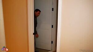 Catching the babysitter.