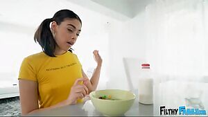 Young Latina Teen, Sexy White Milf