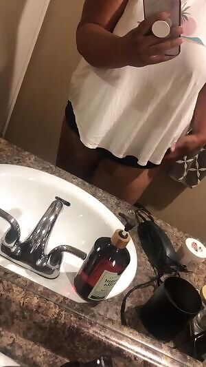 A little flash from my younger brother’s bathroom.