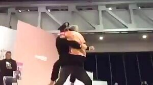 Old lady gets taken back to her glory days