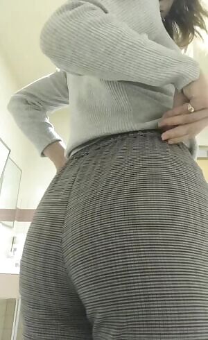 Ask and you shall receive - at work panty peel :)