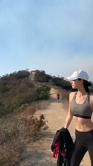 Lauren Tsai teasing with that tight, petite body