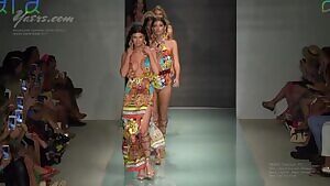 Boob won't stay put on the catwalk