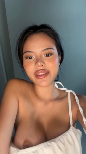 Boob Play Asian Babe Big Tits
