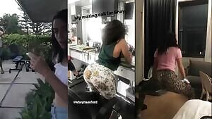 Chloe Bennett - Shaking her booty on IG