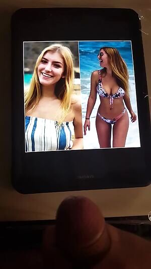 Came on a Cute Blonde Sorority Slut!