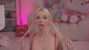 Ahegao With Sound Bimbo Pigtails