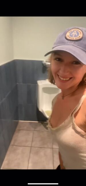 Urinal Girls Panty Peel Pee Peeing