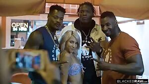 Gangbanged By Her Favorite Rappers ~ Blacked Raw