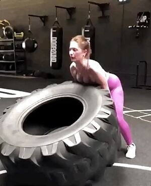 Emma Kenney's Bouncing Boob Workout