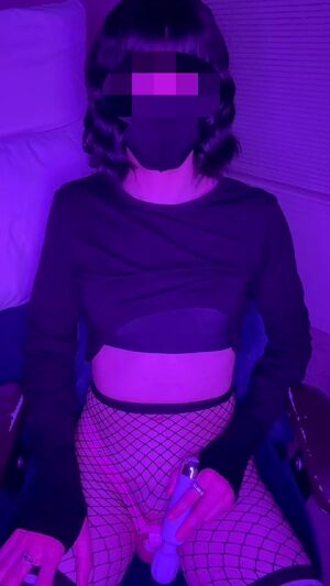 Sissy Chastity Camgirl Edging Femboy Masturbating