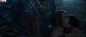 Cara Delevingne riding on top