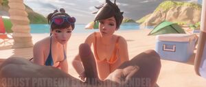 Heal Sluts Animation Blowjob Overwatch Threesome