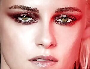 Kristen Stewart’s eyes would look so good staring up at me while my cock’s in her throat