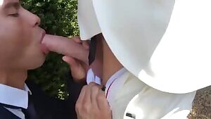 Bro Giving Best Man Blowjob Before Wedding