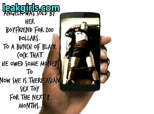 Asian sex toy for black cock