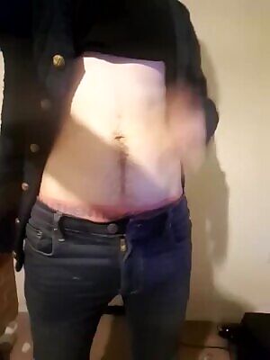 Pulling out my soft cock