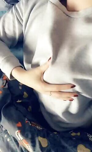 Spoon me with a hand up my shirt please