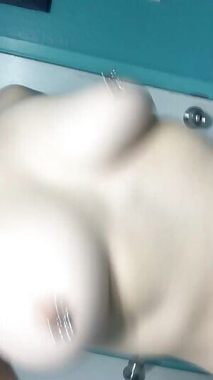 Shaking my knockers around