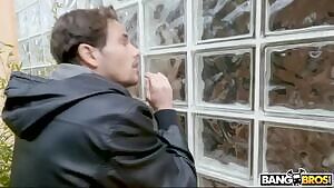 Fucks Her Spying StepBro